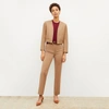 M.m.lafleur The Neale Jacket - Wool Twill In Camel Wool Twill