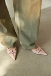 Jeffrey Campbell Gratis Pointed Toe Mule In Pink