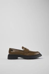 CAMPER WALDEN LEATHER LOAFERS IN BROWN, WOMEN'S AT URBAN OUTFITTERS