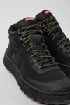 Camper Ground Leather Lace Up Boot In Black