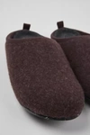 Camper Wabi Wool Slippers In Maroon