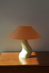Sofiest Designs Mojo Mushroom Table Lamp In Shade: Orange Peel Base: Tea Green At Urban Outfitters