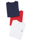 Polo Ralph Lauren Polo Pony-embroidered Cotton T-shirt (set Of Three)