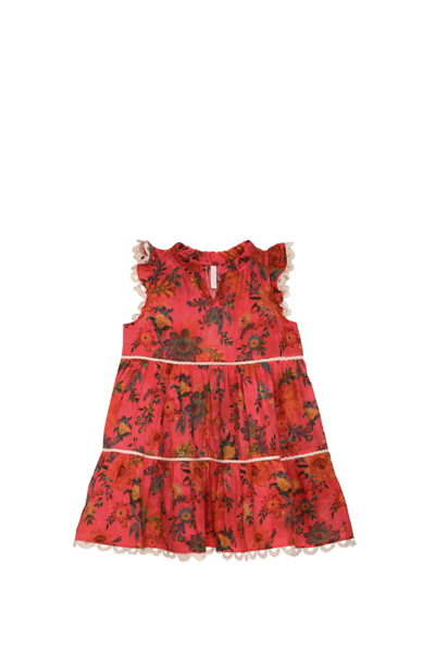 Zimmermann Kids' Printed Cotton Dress In Mutlicolor