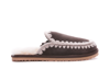 Mou Eskimo Stitch Slipper In Brown