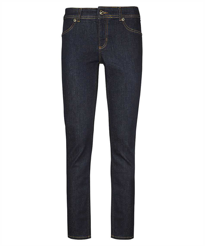 Versace Jeans Couture Mid-rise Skinny Jeans In Blue