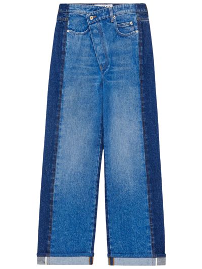 Loewe Deconstructed Jeans In Denim