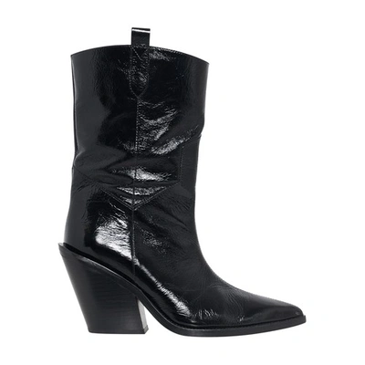Iro Motta Leather Boot In Black
