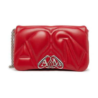 Alexander Mcqueen The Seal Small Bag In Blood_red