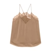 Iro Mesh-trim Silk Tank Top In Taupe