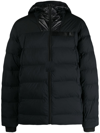 ON RUNNING BLACK CHALLENGER HOODED QUILTED JACKET