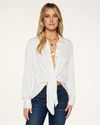 Ramy Brook Kolby Button Up Blouse In Ivory