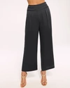 Ramy Brook Joss Cropped Wide Leg Pant In Black