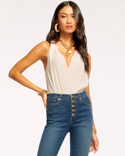 Ramy Brook Piper V-neck Tank Top In Sandstone