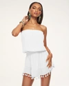 Ramy Brook Marcie Coverup Mini Dress In White