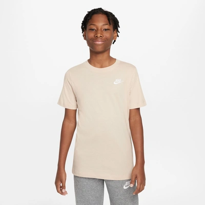 Nike Kids' Boys  Emb Futura T-shirt In Sanddrift