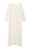 BY MALENE BIRGER MIOLLA CRINKLED LINEN MAXI DRESS