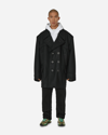 Maison Margiela Oversized Double-breasted Coat In Black