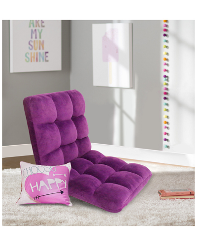 Chic Home Daphene Recliner Chair In Purple