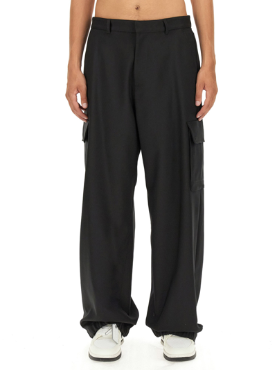 Off-white Cargo Trousers In Black