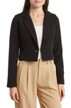 Love By Design Jane Crop Blazer In Black
