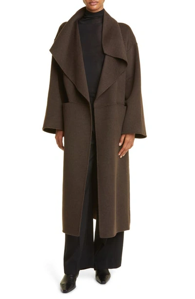 Totême Signature Wool-cashmere Coat In Brown
