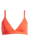 Skims Fits Everybody Triangle Bralette In Poppy