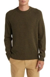 Rag & Bone Men's Harlow Donegal Sweater In Army Green Multi