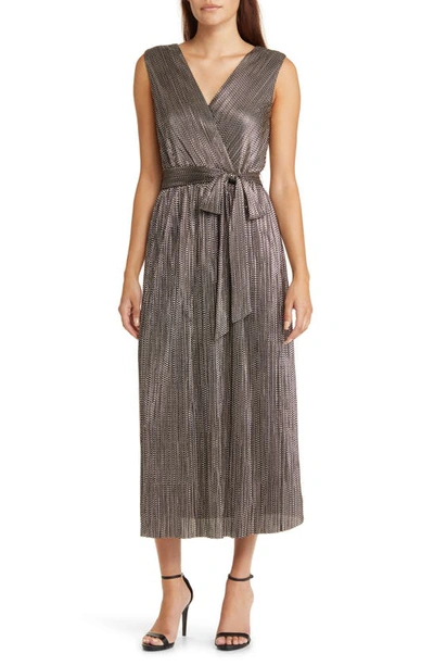 knee length dresses for ladies Anne Klein Faux-Wrap Dress