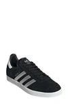 Adidas Originals Gazelle Sneaker In Black,silver
