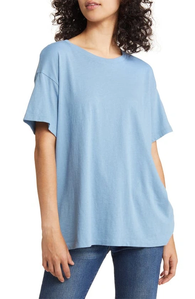 Madewell Softfade Oversize Cotton T-shirt In Tranquil Lake