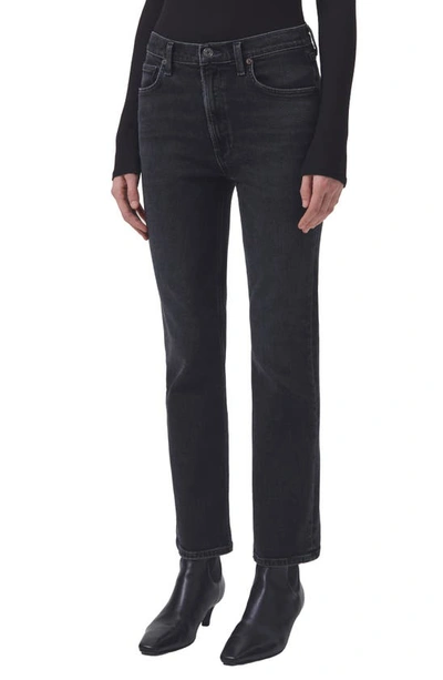 Agolde Nico High Waist Bootcut Jeans In Hotline