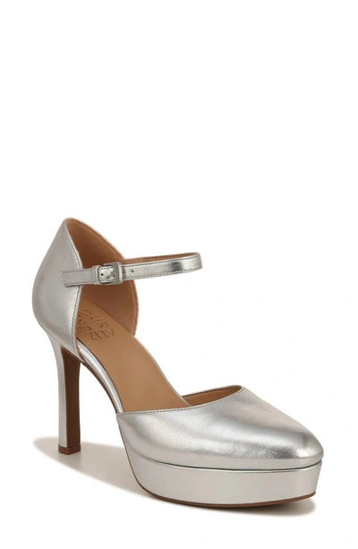 Naturalizer Crissy Platform Mary Jane In Silver