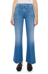 MOTHER THE PATCH POCKET ROLLER WIDE LEG JEANS