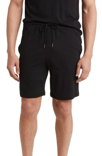 Nordstrom Organic Cotton & Tencel® Modal Lounge Shorts In Black
