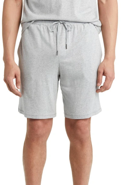 Nordstrom Organic Cotton & Tencel® Modal Lounge Shorts In Grey Heather