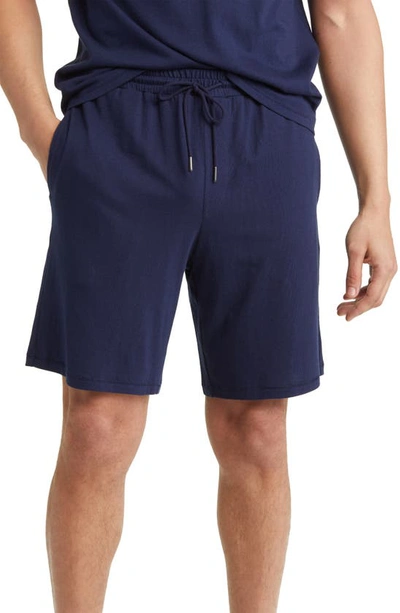 Nordstrom Organic Cotton & Tencel® Modal Lounge Shorts In Navy Peacoat