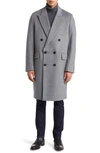 Cardinal Of Canada Men's Thomas Wool & Cashmere-blend Double-breasted Coat In Light Grey