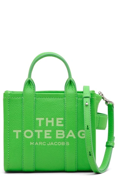 Marc Jacobs The Leather Mini Tote Bag In Apple