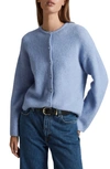 & Other Stories Alpaca Blend Cardigan In Light Blue