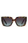 Marc Jacobs 54mm Square Sunglasses In Havana