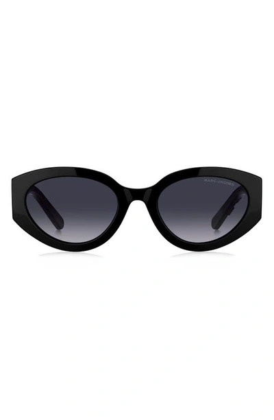 MARC JACOBS 54MM ROUND SUNGLASSES