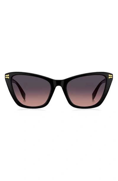 Marc Jacobs Women's Mj 1095/s 53mm Cat-eye Sunglasses In Black