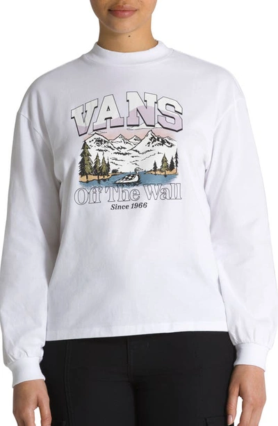 Vans Turtle Racer Repair Graphic Long-sleeve T-shirt In Marshmallow