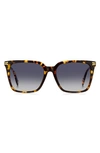 Marc Jacobs 55mm Square Sunglasses In Havana