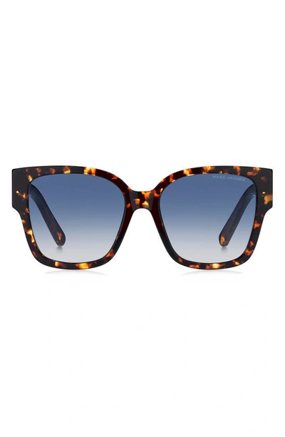 Marc Jacobs 54mm Square Sunglasses In Light Brown