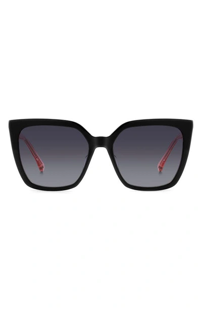 KATE SPADE KATE SPADE NEW YORK MARLOWE 55MM GRADIENT SQUARE SUNGLASSES
