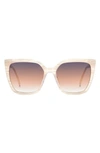 Kate Spade Marlowe 55mm Gradient Square Sunglasses In Pink/pink Gradient