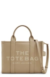 Marc Jacobs The Leather Medium Tote Bag In Camel