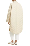 Totême Quilted Cocoon Coat Stone
